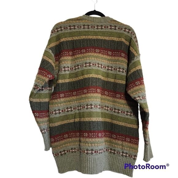 Gentleman Farmer sweater New Zealand wool chunky grandpa XL - Picture 2 of 5